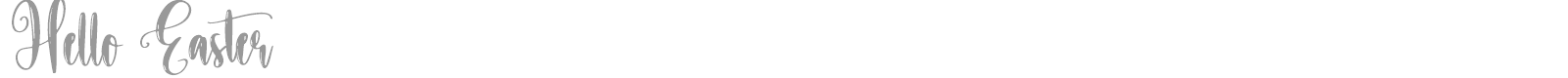 Hello Easter font preview